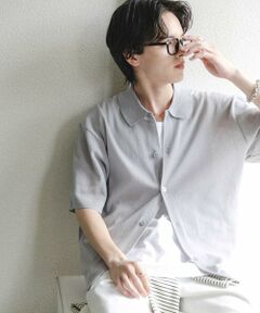 SENSE OF PLACE by URBAN RESEARCH / センスオブプレイス バイ アーバンリサーチ ニット・セーター | 『一部WEB限定カラー』『イージーケア』リネンブレンドシアーニットシャツ