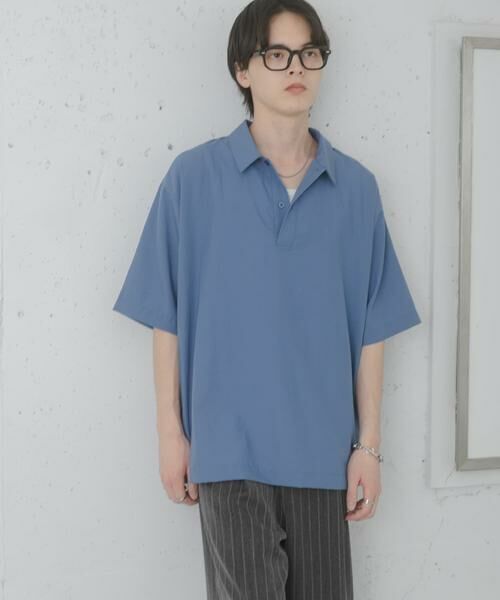 SENSE OF PLACE by URBAN RESEARCH / センスオブプレイス バイ アーバンリサーチ シャツ・ブラウス | 『接触冷感/速乾』スパンブロードプルオーバーシャツ | 詳細5