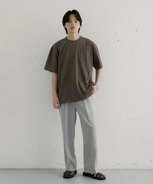 SENSE OF PLACE by URBAN RESEARCH / センスオブプレイス バイ アーバンリサーチ その他パンツ | リネンライクマイクロチェックワイドスラックス | 詳細27