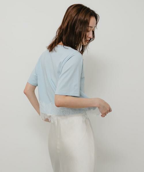 SENSE OF PLACE by URBAN RESEARCH / センスオブプレイス バイ アーバンリサーチ Tシャツ | クロップドレースロゴTシャツ(半袖) | 詳細3
