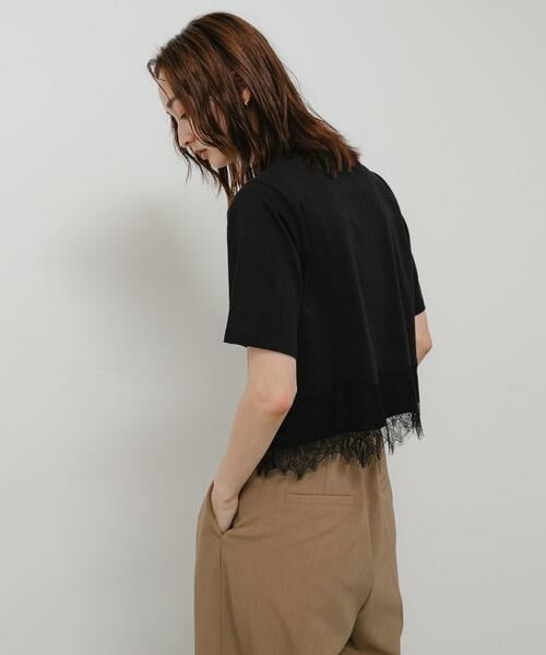 SENSE OF PLACE by URBAN RESEARCH / センスオブプレイス バイ アーバンリサーチ Tシャツ | クロップドレースロゴTシャツ(半袖) | 詳細19