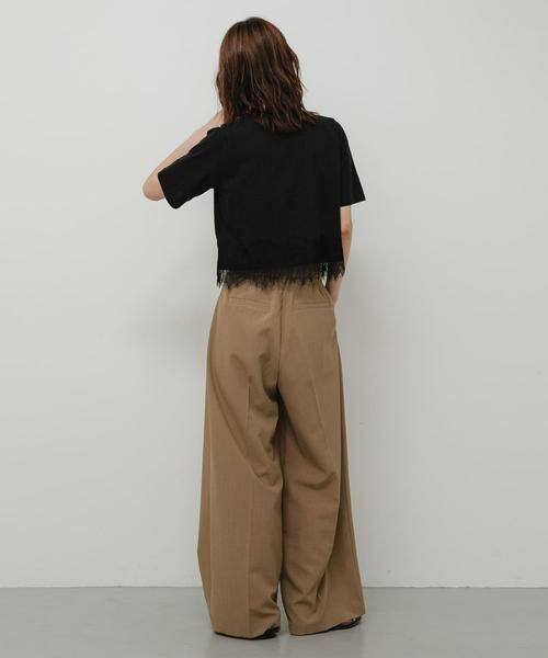 SENSE OF PLACE by URBAN RESEARCH / センスオブプレイス バイ アーバンリサーチ Tシャツ | クロップドレースロゴTシャツ(半袖) | 詳細21