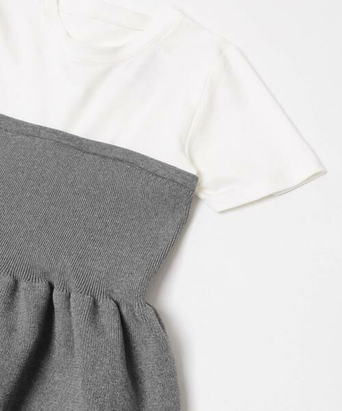 SENSE OF PLACE by URBAN RESEARCH / センスオブプレイス バイ アーバンリサーチ Tシャツ | 異素材コンビ半袖ペプラムプルオーバー | 詳細17