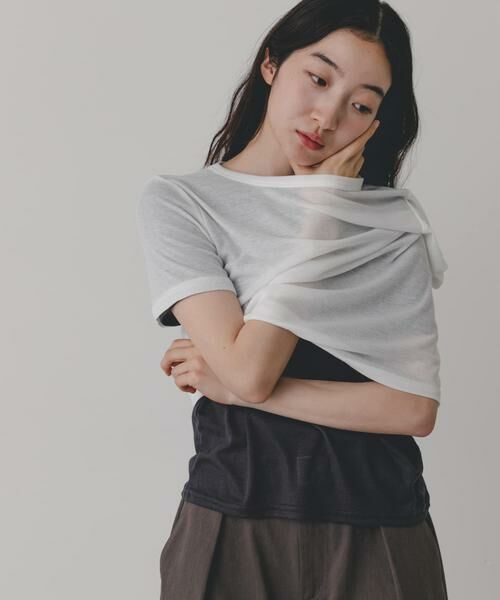 SENSE OF PLACE by URBAN RESEARCH / センスオブプレイス バイ アーバンリサーチ Tシャツ | 2pパックシアーTシャツ | 詳細3