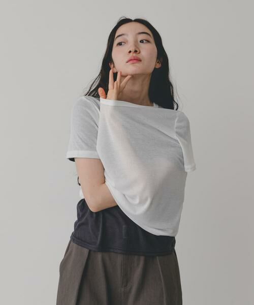 SENSE OF PLACE by URBAN RESEARCH / センスオブプレイス バイ アーバンリサーチ Tシャツ | 2pパックシアーTシャツ | 詳細4