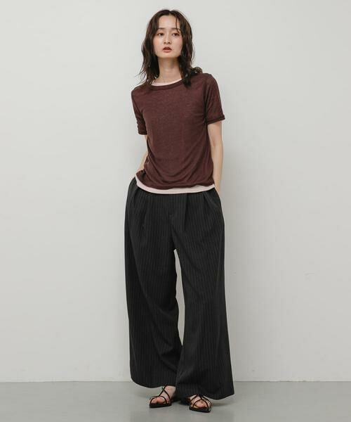 SENSE OF PLACE by URBAN RESEARCH / センスオブプレイス バイ アーバンリサーチ Tシャツ | 2pパックシアーTシャツ | 詳細15