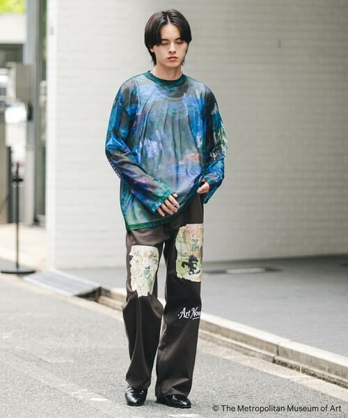 SENSE OF PLACE by URBAN RESEARCH / センスオブプレイス バイ アーバンリサーチ Tシャツ | 『別注』The Met×SENSE OF PLACE　シアーロングTシャツ(モネ) | 詳細6