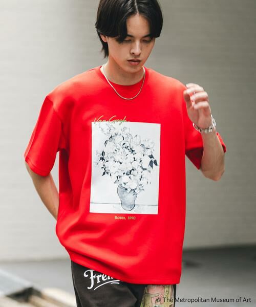 SENSE OF PLACE by URBAN RESEARCH / センスオブプレイス バイ アーバンリサーチ Tシャツ | 『別注』『イージーケア/接触冷感』The Met×SENSE OF PLACE　S/S T-SHIRTS(Gogh)A | 詳細1