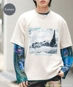 SENSE OF PLACE by URBAN RESEARCH / センスオブプレイス バイ アーバンリサーチ Tシャツ | 『別注』『イージーケア/接触冷感』The Met×SENSE OF PLACE　S/S T-SHIRTS(Gogh)B