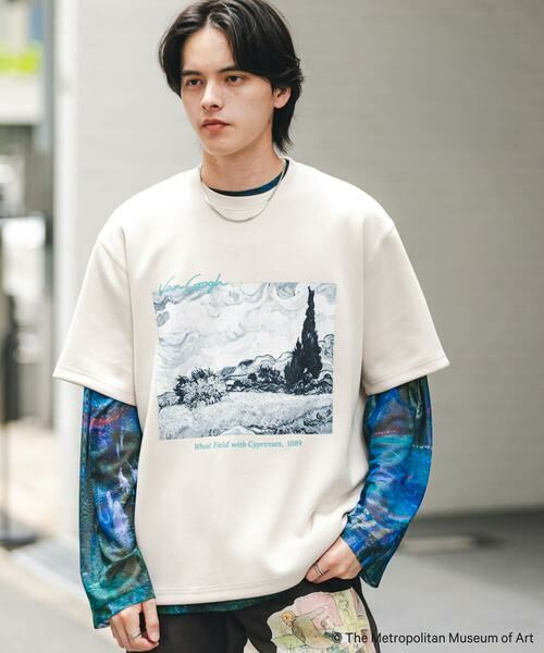 SENSE OF PLACE by URBAN RESEARCH / センスオブプレイス バイ アーバンリサーチ Tシャツ | 『別注』『イージーケア/接触冷感』The Met×SENSE OF PLACE　S/S T-SHIRTS(Gogh)B | 詳細6