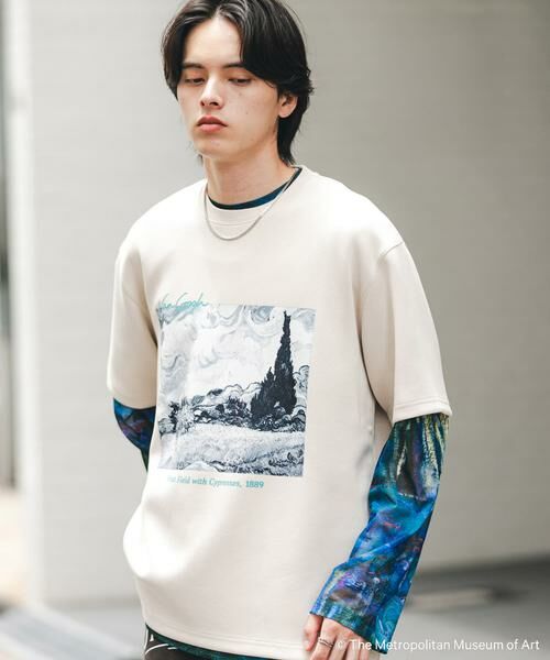 SENSE OF PLACE by URBAN RESEARCH / センスオブプレイス バイ アーバンリサーチ Tシャツ | 『別注』『イージーケア/接触冷感』The Met×SENSE OF PLACE　S/S T-SHIRTS(Gogh)B | 詳細7
