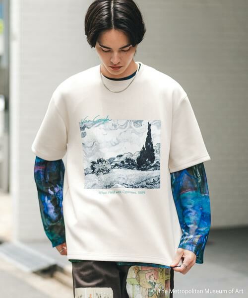 SENSE OF PLACE by URBAN RESEARCH / センスオブプレイス バイ アーバンリサーチ Tシャツ | 『別注』『イージーケア/接触冷感』The Met×SENSE OF PLACE　S/S T-SHIRTS(Gogh)B | 詳細8