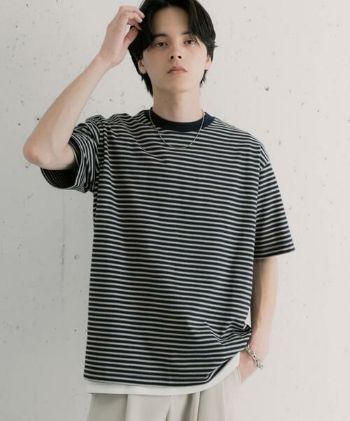 SENSE OF PLACE by URBAN RESEARCH / センスオブプレイス バイ アーバンリサーチ Tシャツ | マルチボーダーショートスリーブTシャツ | 詳細1