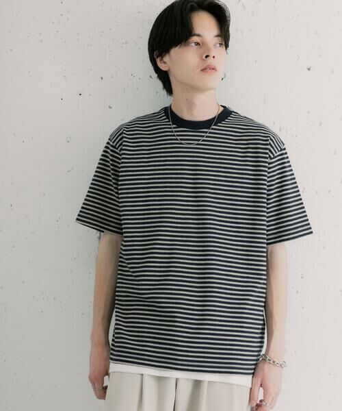 SENSE OF PLACE by URBAN RESEARCH / センスオブプレイス バイ アーバンリサーチ Tシャツ | マルチボーダーショートスリーブTシャツ | 詳細2