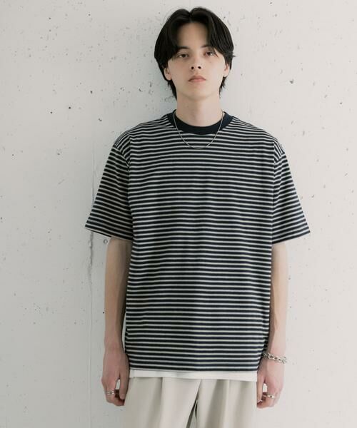 SENSE OF PLACE by URBAN RESEARCH / センスオブプレイス バイ アーバンリサーチ Tシャツ | マルチボーダーショートスリーブTシャツ | 詳細3