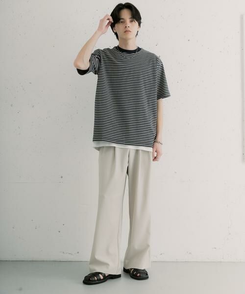SENSE OF PLACE by URBAN RESEARCH / センスオブプレイス バイ アーバンリサーチ Tシャツ | マルチボーダーショートスリーブTシャツ | 詳細4