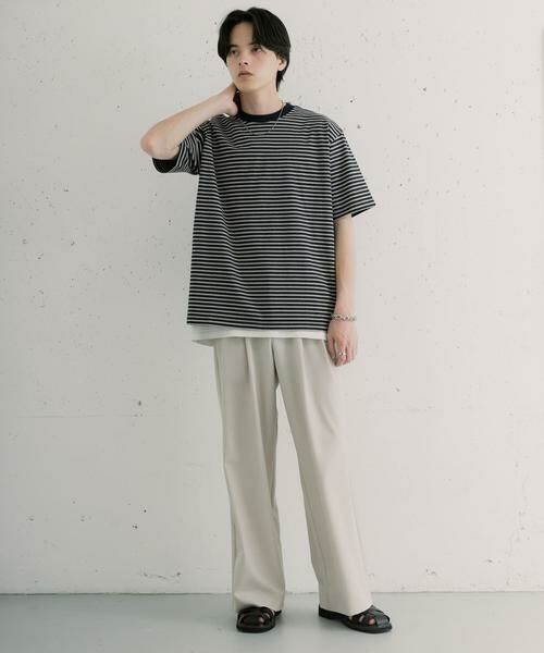 SENSE OF PLACE by URBAN RESEARCH / センスオブプレイス バイ アーバンリサーチ Tシャツ | マルチボーダーショートスリーブTシャツ | 詳細5