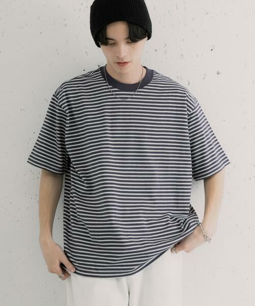 SENSE OF PLACE by URBAN RESEARCH / センスオブプレイス バイ アーバンリサーチ Tシャツ | マルチボーダーショートスリーブTシャツ | 詳細10