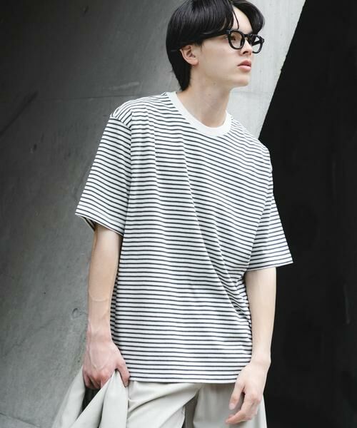 SENSE OF PLACE by URBAN RESEARCH / センスオブプレイス バイ アーバンリサーチ Tシャツ | マルチボーダーショートスリーブTシャツ | 詳細18