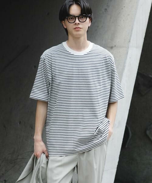 SENSE OF PLACE by URBAN RESEARCH / センスオブプレイス バイ アーバンリサーチ Tシャツ | マルチボーダーショートスリーブTシャツ | 詳細20