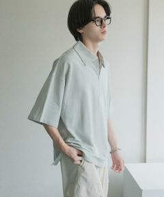 SENSE OF PLACE by URBAN RESEARCH / センスオブプレイス バイ アーバンリサーチ Tシャツ | ライトダンボールポンチハーフジップ Tシャツ