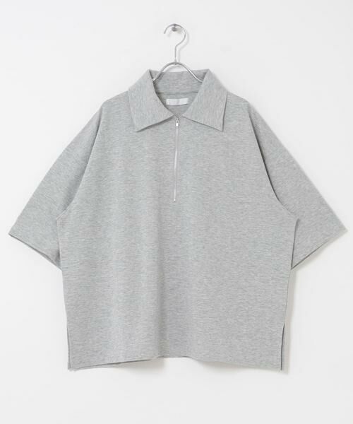 SENSE OF PLACE by URBAN RESEARCH / センスオブプレイス バイ アーバンリサーチ Tシャツ | ライトダンボールポンチハーフジップ Tシャツ | 詳細25