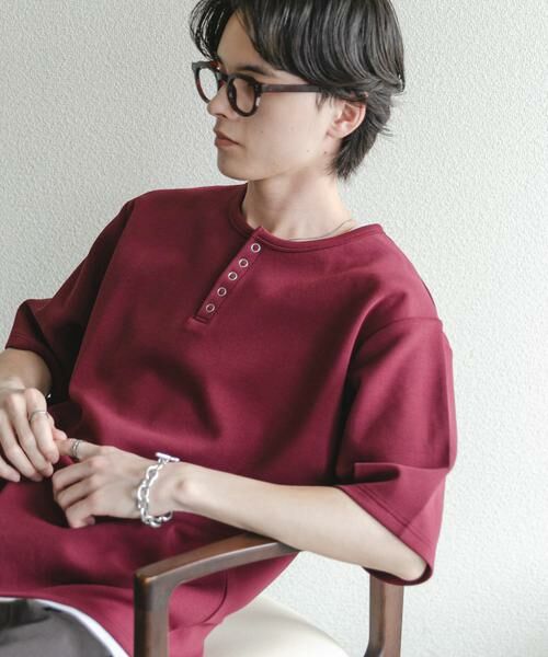 SENSE OF PLACE by URBAN RESEARCH / センスオブプレイス バイ アーバンリサーチ Tシャツ | アソートヘンリーネックショートスリーブTシャツ | 詳細1