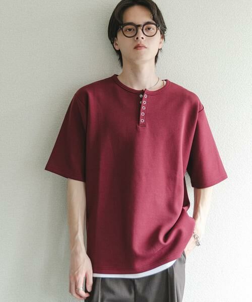 SENSE OF PLACE by URBAN RESEARCH / センスオブプレイス バイ アーバンリサーチ Tシャツ | アソートヘンリーネックショートスリーブTシャツ | 詳細5