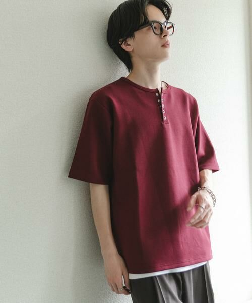 SENSE OF PLACE by URBAN RESEARCH / センスオブプレイス バイ アーバンリサーチ Tシャツ | アソートヘンリーネックショートスリーブTシャツ | 詳細6