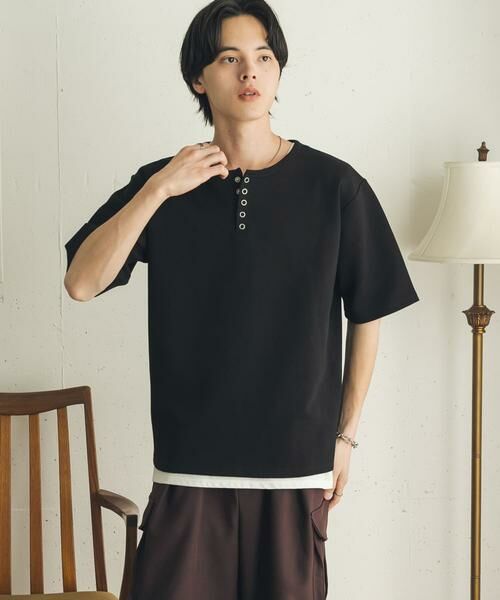 SENSE OF PLACE by URBAN RESEARCH / センスオブプレイス バイ アーバンリサーチ Tシャツ | アソートヘンリーネックショートスリーブTシャツ | 詳細16