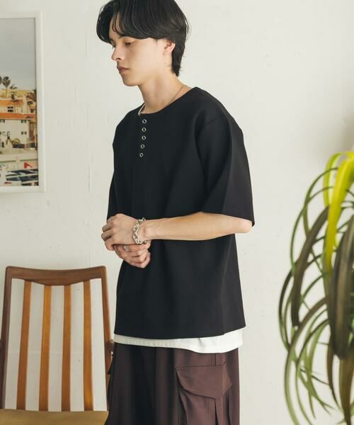 SENSE OF PLACE by URBAN RESEARCH / センスオブプレイス バイ アーバンリサーチ Tシャツ | アソートヘンリーネックショートスリーブTシャツ | 詳細17