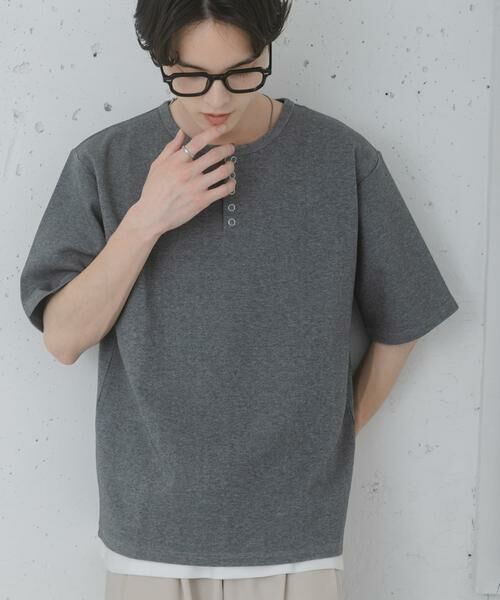 SENSE OF PLACE by URBAN RESEARCH / センスオブプレイス バイ アーバンリサーチ Tシャツ | アソートヘンリーネックショートスリーブTシャツ | 詳細17