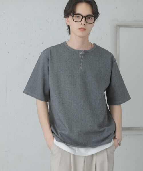 SENSE OF PLACE by URBAN RESEARCH / センスオブプレイス バイ アーバンリサーチ Tシャツ | アソートヘンリーネックショートスリーブTシャツ | 詳細18