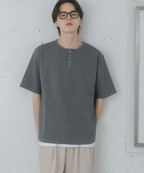 SENSE OF PLACE by URBAN RESEARCH / センスオブプレイス バイ アーバンリサーチ Tシャツ | アソートヘンリーネックショートスリーブTシャツ | 詳細19