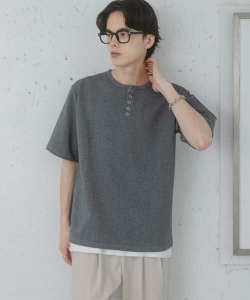 SENSE OF PLACE by URBAN RESEARCH / センスオブプレイス バイ アーバンリサーチ Tシャツ | アソートヘンリーネックショートスリーブTシャツ | 詳細20
