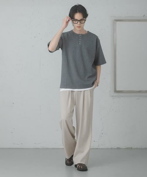 SENSE OF PLACE by URBAN RESEARCH / センスオブプレイス バイ アーバンリサーチ Tシャツ | アソートヘンリーネックショートスリーブTシャツ | 詳細21