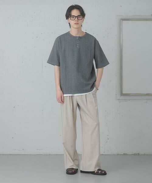 SENSE OF PLACE by URBAN RESEARCH / センスオブプレイス バイ アーバンリサーチ Tシャツ | アソートヘンリーネックショートスリーブTシャツ | 詳細22