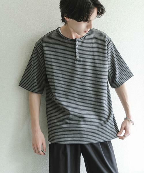 SENSE OF PLACE by URBAN RESEARCH / センスオブプレイス バイ アーバンリサーチ Tシャツ | アソートヘンリーネックショートスリーブTシャツ | 詳細25