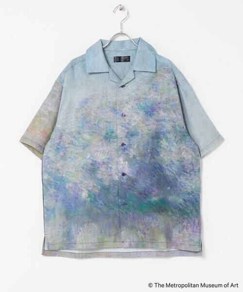 SENSE OF PLACE by URBAN RESEARCH / センスオブプレイス バイ アーバンリサーチ シャツ・ブラウス | 『別注』The Met×SENSE OF PLACE　ショートスリーブ シャツ(モネ) | 詳細1