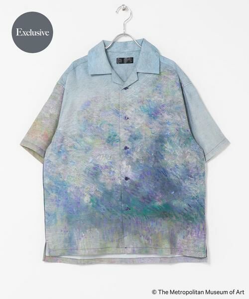 SENSE OF PLACE by URBAN RESEARCH / センスオブプレイス バイ アーバンリサーチ シャツ・ブラウス | 『別注』The Met×SENSE OF PLACE　ショートスリーブ シャツ(モネ)（ライトピンク）