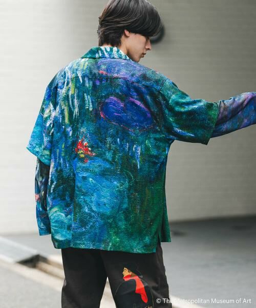 SENSE OF PLACE by URBAN RESEARCH / センスオブプレイス バイ アーバンリサーチ シャツ・ブラウス | 『別注』The Met×SENSE OF PLACE　ショートスリーブ シャツ(モネ) | 詳細9