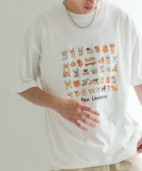 SENSE OF PLACE by URBAN RESEARCH / センスオブプレイス バイ アーバンリサーチ Tシャツ | 『別注』Ben Lenovitz×SENSE OF PLACE　SHORT-SLEEVE T-SHIRTS | 詳細1
