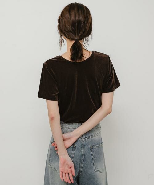 SENSE OF PLACE by URBAN RESEARCH / センスオブプレイス バイ アーバンリサーチ Tシャツ | 2WAYシシュウベロアTシャツ | 詳細2