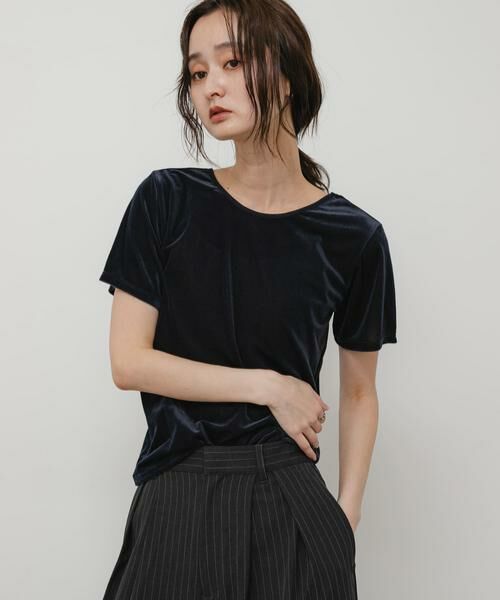SENSE OF PLACE by URBAN RESEARCH / センスオブプレイス バイ アーバンリサーチ Tシャツ | 2WAYシシュウベロアTシャツ | 詳細11