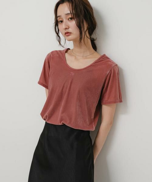 SENSE OF PLACE by URBAN RESEARCH / センスオブプレイス バイ アーバンリサーチ Tシャツ | 2WAYシシュウベロアTシャツ | 詳細18