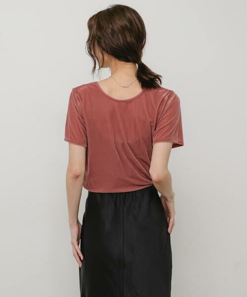 SENSE OF PLACE by URBAN RESEARCH / センスオブプレイス バイ アーバンリサーチ Tシャツ | 2WAYシシュウベロアTシャツ | 詳細20