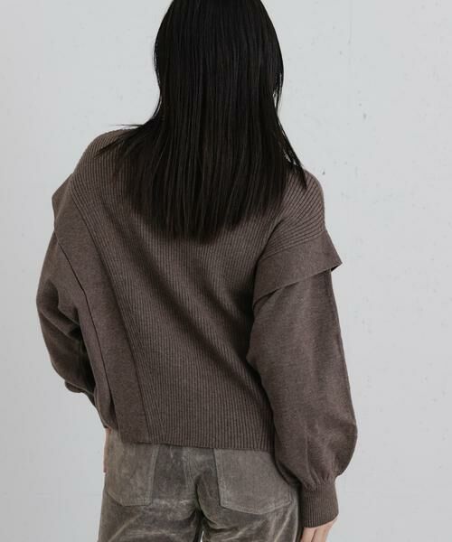 SENSE OF PLACE by URBAN RESEARCH / センスオブプレイス バイ アーバンリサーチ ニット・セーター | 『洗濯可』ストレッチショルダータックセーター | 詳細11