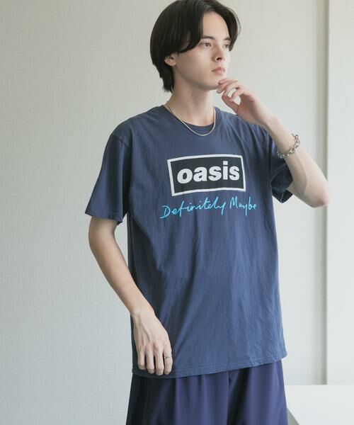 SENSE OF PLACE by URBAN RESEARCH / センスオブプレイス バイ アーバンリサーチ Tシャツ | THRIFTY LOOK　OASIS D/Maybe Text Logo Tシャツ | 詳細3