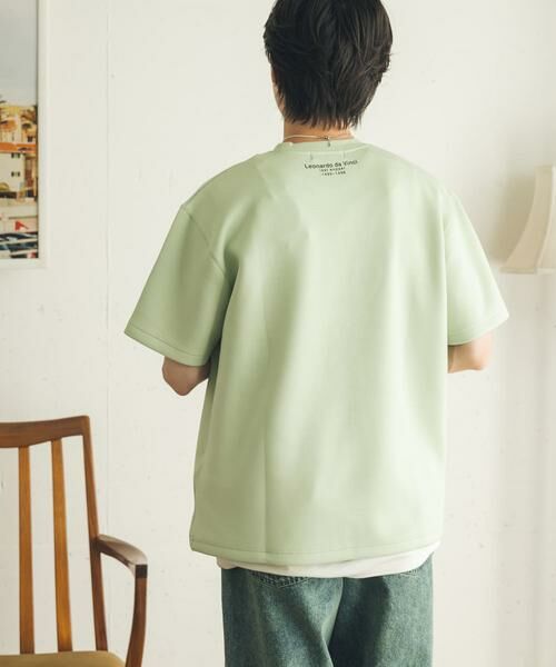 SENSE OF PLACE by URBAN RESEARCH / センスオブプレイス バイ アーバンリサーチ Tシャツ | 『別注』『イージーケア/吸水速乾/接触冷感』ART T-SHIRTS A(davinci) | 詳細4