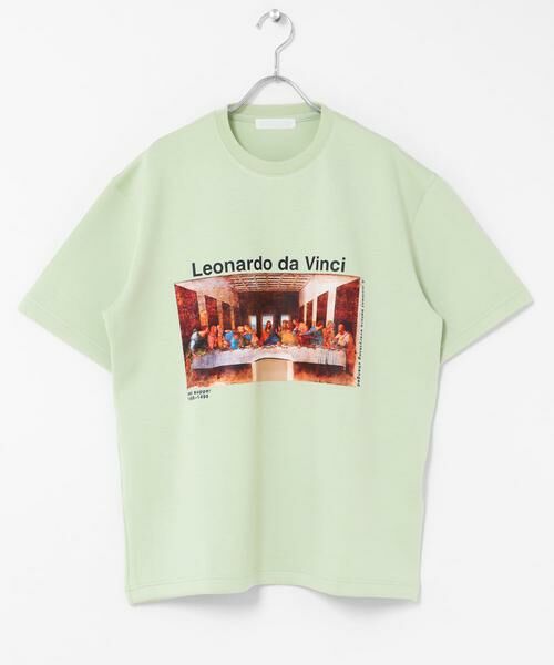 SENSE OF PLACE by URBAN RESEARCH / センスオブプレイス バイ アーバンリサーチ Tシャツ | 『別注』『イージーケア/吸水速乾/接触冷感』ART T-SHIRTS A(davinci) | 詳細7